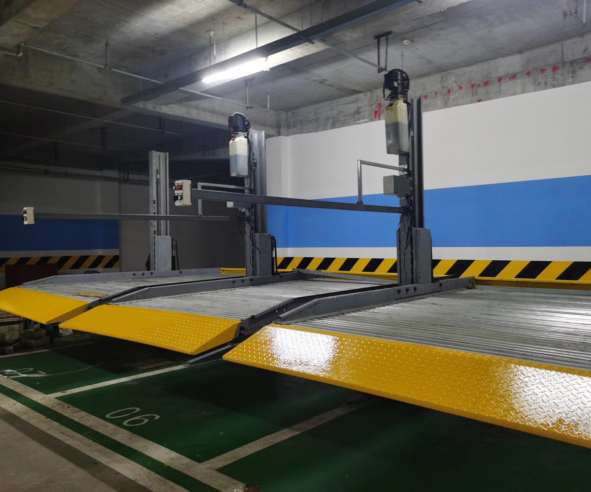 金台区2层简易式立体停车场