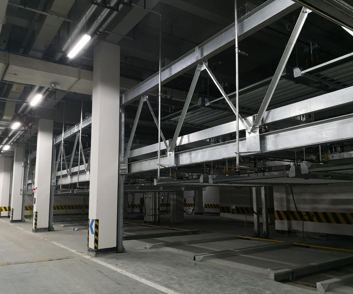 王益区四至六层PSH4-6升降横移立体车库设备